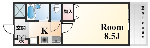 メゾンフレールの間取り