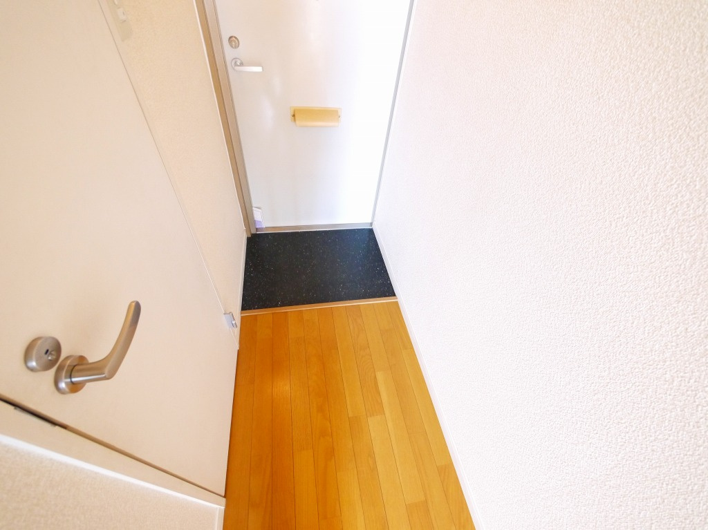 レオパレス奈良東の玄関|明るい玄関です