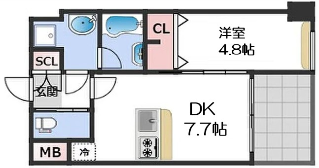 【間取り】 | プレジオ難波ASIAN