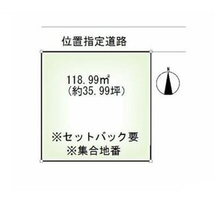 【土地図】 | 売地　宮西3丁目
