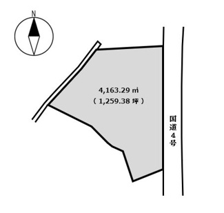 【間取り】 | 那須塩原市西富山 建貸し用地