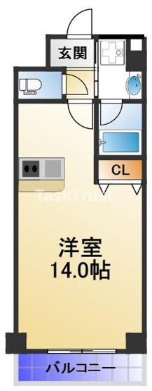 【間取り】 | HRフロントリーガル野江駅前