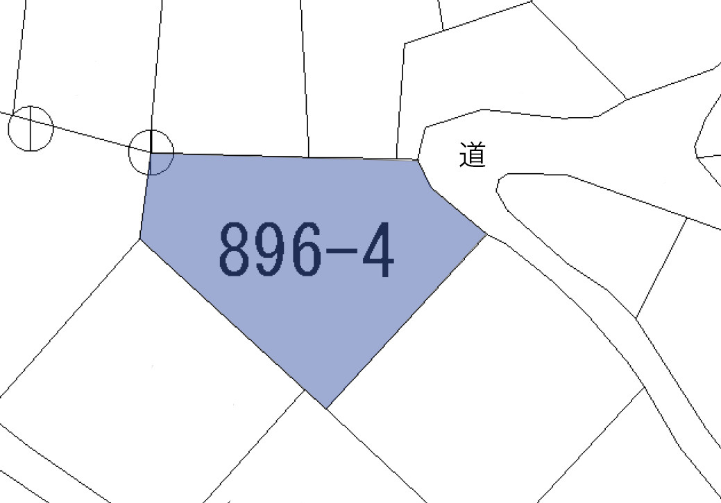 オリンポス三岳⑨の土地図