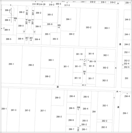 【土地図】 | 太田市新井町　売地