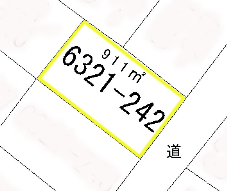 開田高原保健休養地①の土地図|南西から