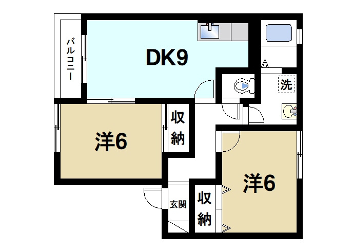 ラ・ショコラの間取り|新婚さんカップルさんに人気の間取りです