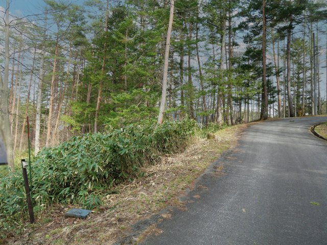 開田高原保健休養地③の前面道路含む現地写真