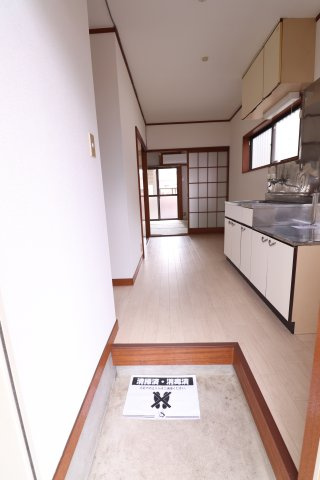 サニーハイツキタオカの玄関