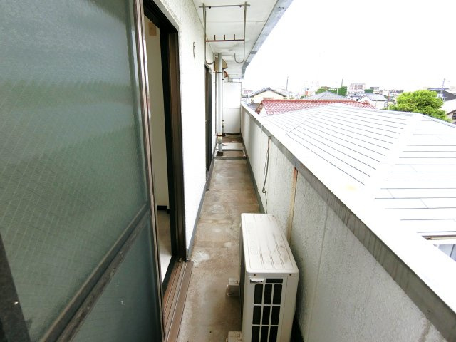 カネオカマンションのバルコニー