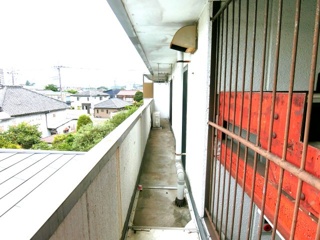 カネオカマンションのバルコニー