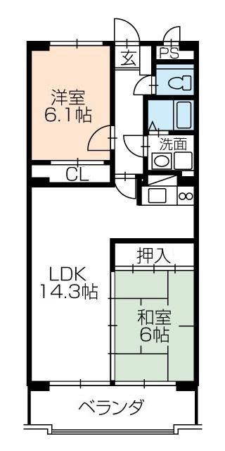 NH菰口の間取り
