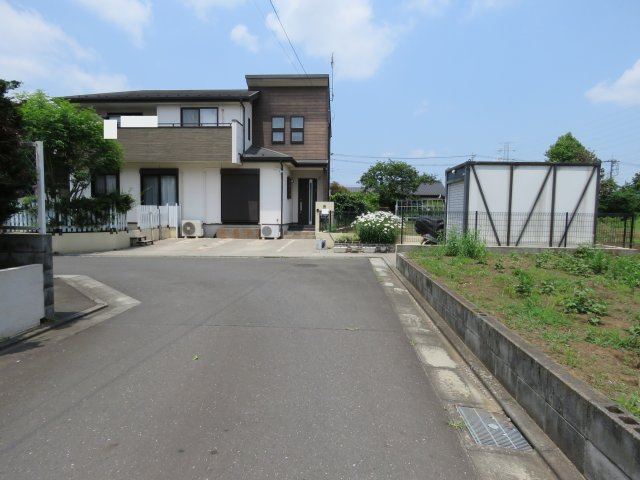 川越市小堤売地の前面道路含む現地写真