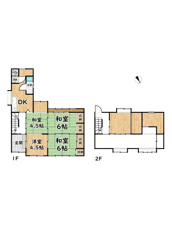 姫路市網干区興浜／中古戸建の間取り
