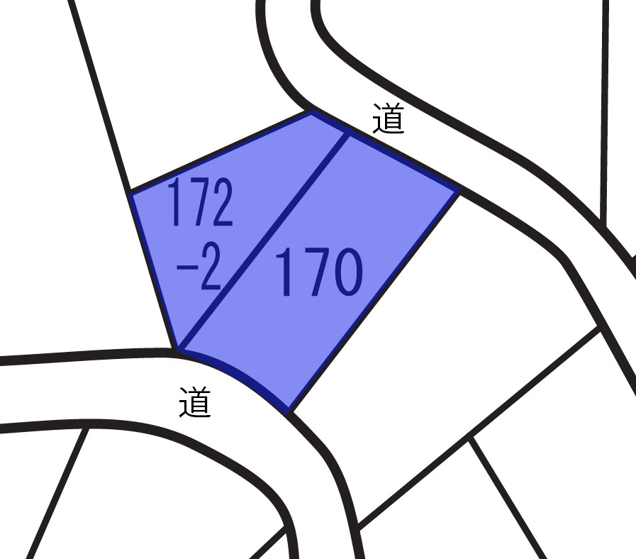 せせらぎの森①の土地図