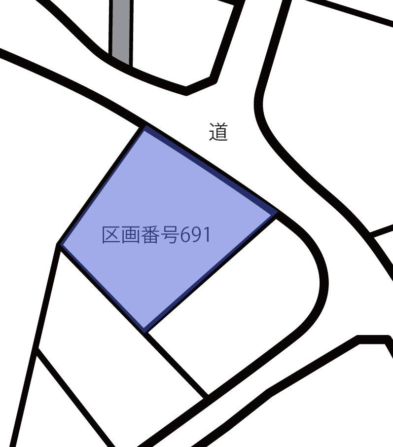 軽井沢レイクニュータウン①の土地図