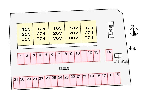 ガーデンプレイスⅠの区画図