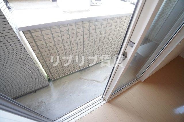 J-roomのバルコニー