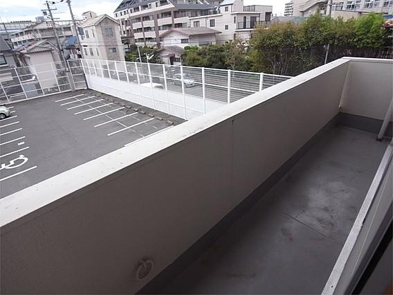 甲南ファミールのバルコニー