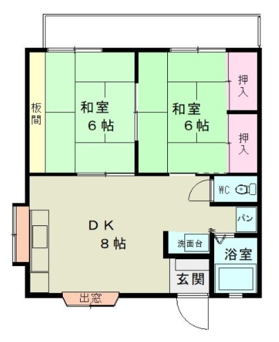 【間取り】 | 江頭コーポ