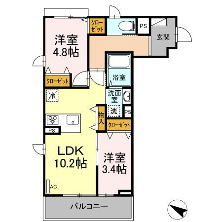 【間取り】 | AROMAⅢ