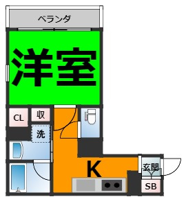 仲介手数料0円！！Phoenixの間取り