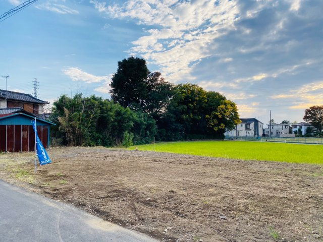 建築条件なし 売地98坪　川越市山田の外観