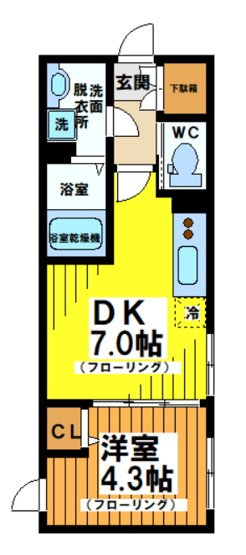 【間取り】 | エルファーロ笹塚1