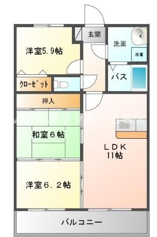 ピオーネハイツの間取り