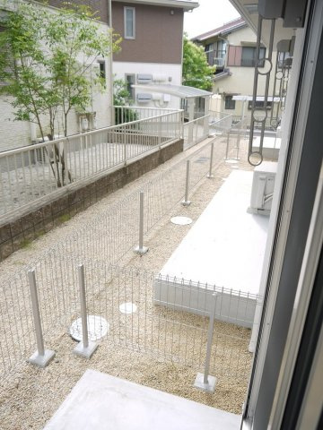 D-room渋見町のバルコニー|庭