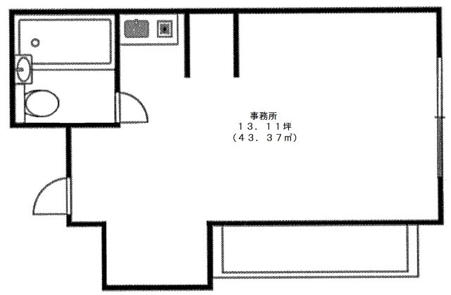 ラフィネ新宿の間取り