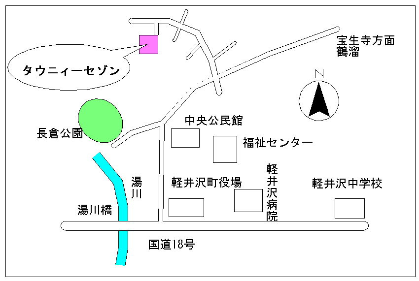 居心地が100点まんてんの地図