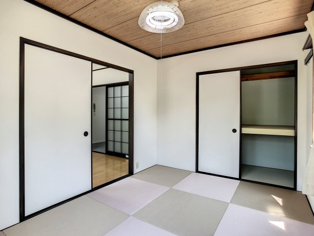 居心地が100点まんてんの和室|それぞれのお部屋に収納があります