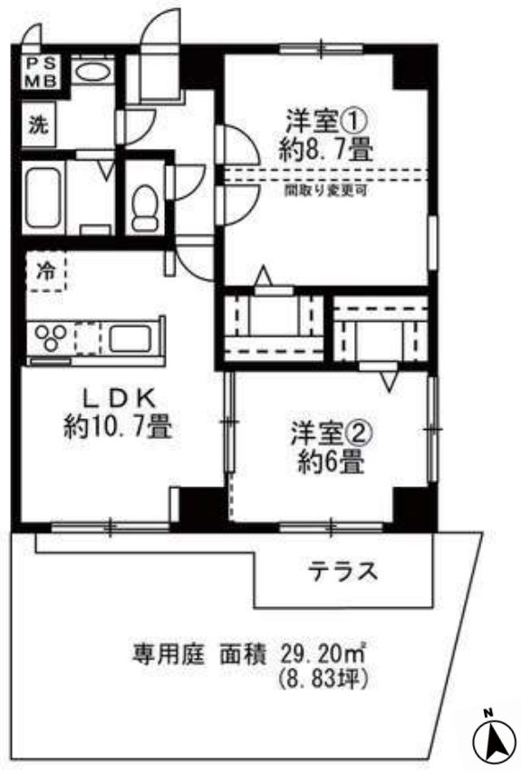 東急田園都市線「宮前平」宮前平パステルコートの画像
