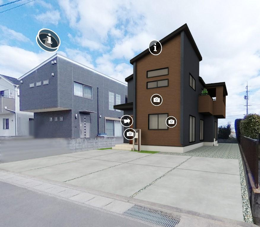 ブルーミングガーデン　岡山市中区山崎(第4)の外観パース