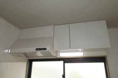 【キッチン】 | キャッスル平田Ｂ | キッチン上収納