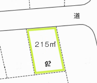 伊豆エメラルドタウン⑮の土地図