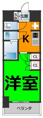 仲介手数料0円！！アデグランツ上前津の間取り