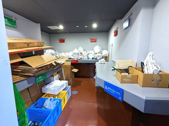 Dimus蔵前Residenceのその他共用部分|24時間利用可能なごみ置場です