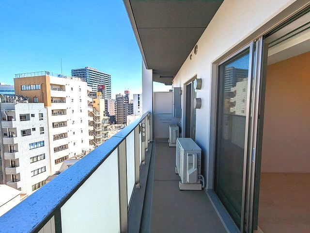 Dimus蔵前Residenceの設備|12Fのバルコニーです