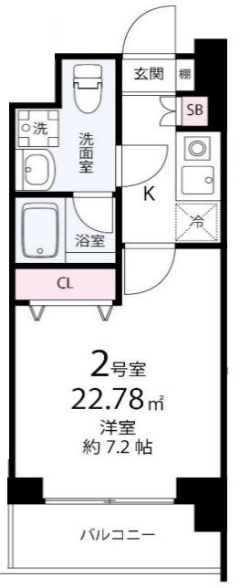 エレンシアKの間取り