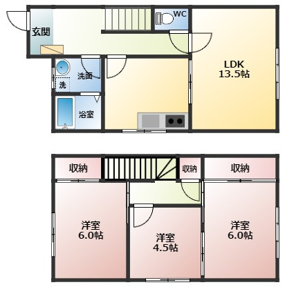 【間取り】 | 山田戸建住宅C