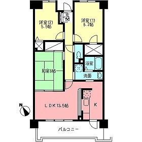 アンクラージュの間取り
