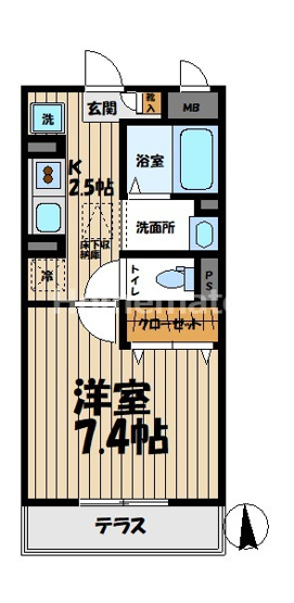 【間取り】 | ソレイユ柏陽