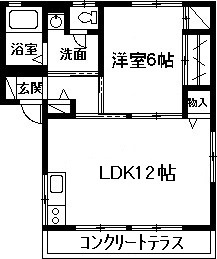 【間取り】 | フォンティーヌB