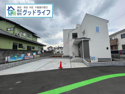 【前面道路含む現地写真】 | ＼グッドライフおススメ/／熊谷市新堀第3　新築住宅　全2棟　2号棟