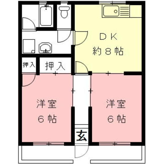 エクセルハイムⅠの間取り