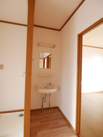 シティハイツ吉田の洗面所|忙しい朝には欠かせない洗面所です