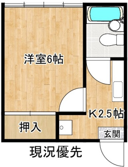 【間取り】 | ソレイユ西津田