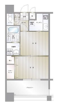 【間取り】 | 仲介手数料半額！「プライスホーム」で検索！エンクレスト中呉服