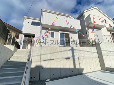 【外観】 | 神戸市垂水区南多聞台5丁目　新築戸建1号棟　仲介手数料無料！ | 外観もきれいです